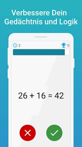 Mathe, Logic, Gehirnübungen screenshot 7
