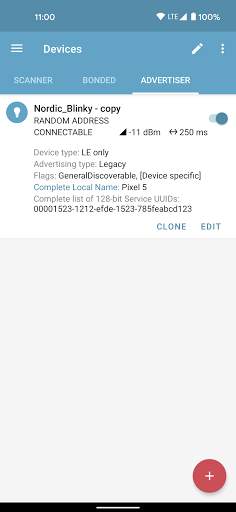 nRF Connect for Mobile screenshot 4
