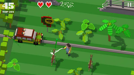 Jurassic Hopper: Crossy Dinosaur Shooter Game screenshot 4