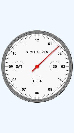 One Hand Analog Clock-7 3 تصوير الشاشة