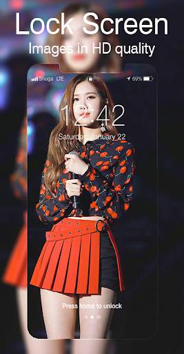 Rose Blackpink Lockscreen screenshot 4