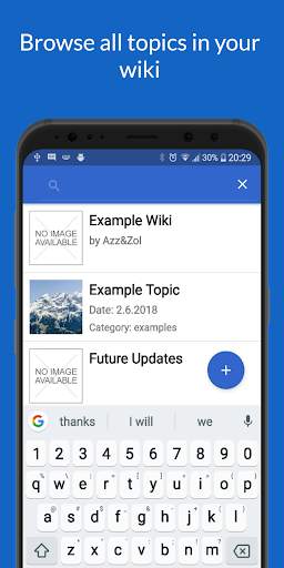 My Wiki screenshot 5
