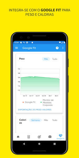 Monitora medidas corporais screenshot 3