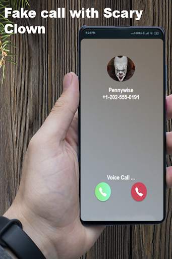 Scary Clown fake Video Call-Clown game Simulation screenshot 5