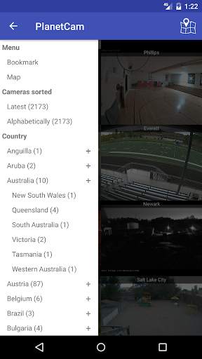 PlanetCam: the world in live screenshot 4