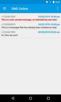 SMS Online 1 تصوير الشاشة