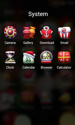 Lady Santa GO LAUNCHER THEME screenshot 4
