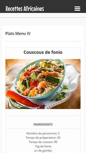 Recettes Africaines screenshot 3