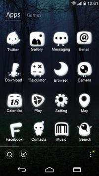Fallen Moon GO Launcher Theme screenshot 4