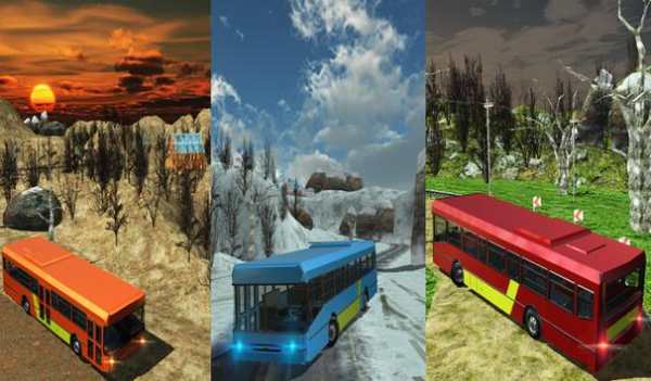 Snow Bus Offroad Hill screenshot 18