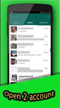 open 2 account whatsapp PRANK screenshot 3