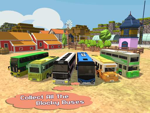 Coach Bus Driving Simulator: Craft City screenshot 2