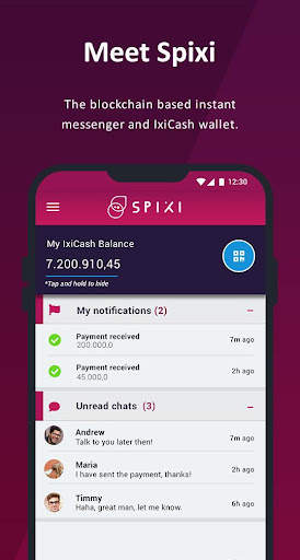 Spixi IM & Wallet screenshot 3