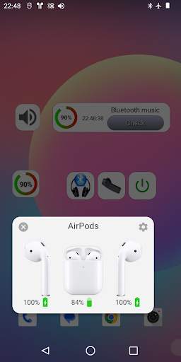 Bluetooth Audio Widget Battery screenshot 1