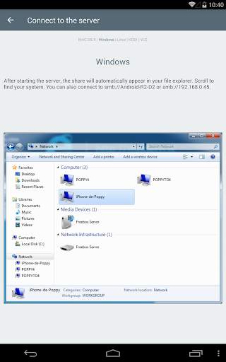 LAN drive - SAMBA Server & Client screenshot 16