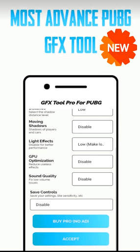 PU GFX Tool Pro For PUBG - ⚡ No ban, No Ads⚡ screenshot 1