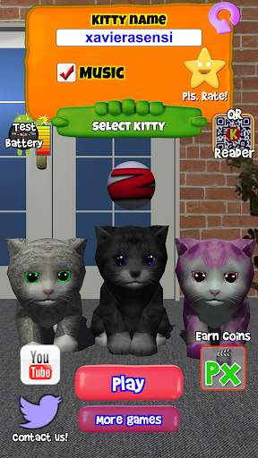 KittyZ Cat - Virtual Pet to take care and play screenshot 1