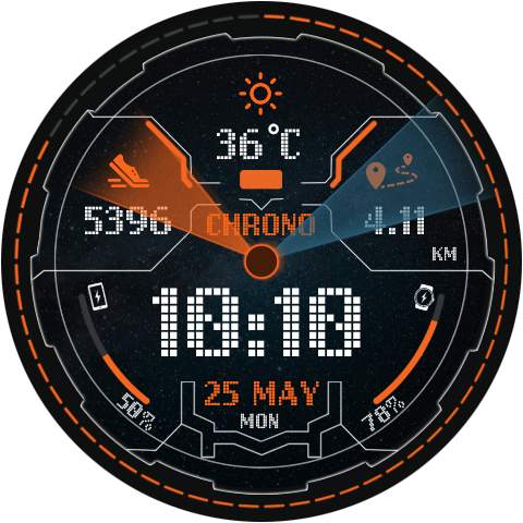 Nimbus Watch Face & Clock Live Wallpaper screenshot 11