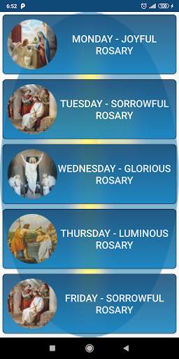 The Holy Rosary English Audio Text Offline screenshot 1