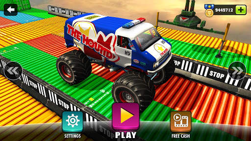 Crazy Monster Truck Legends 3D screenshot 14