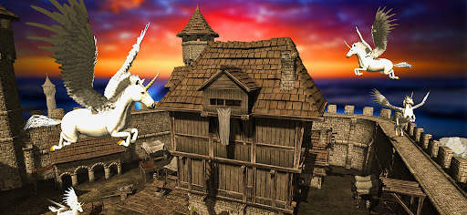 Flying Horse Simulator 2021 – Baby Unicorn Games screenshot 13