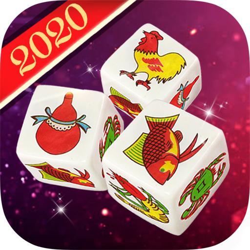 Bau cua tom 3d icon