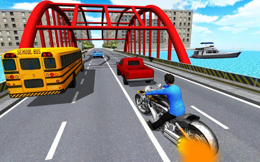 Moto Racing 3D screenshot 1