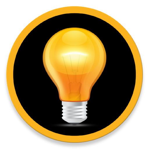 Led flashlight icon