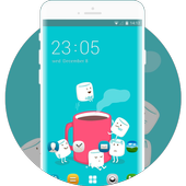 Cute Themes for Nokia 5 Marshmallow Candy icon