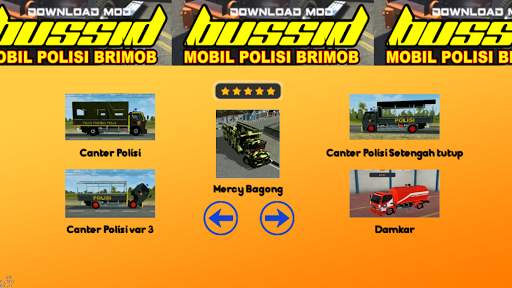 Download Bussid Mod Polisi Brimob screenshot 4