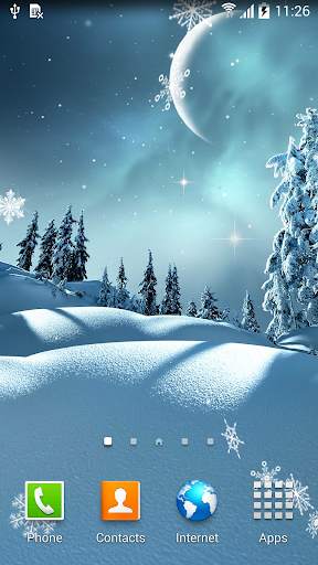 Winter Night Wallpaper screenshot 2