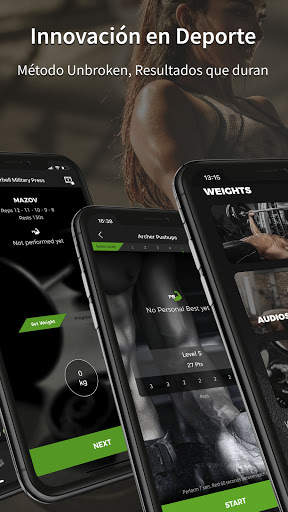 Goliaz Fitness Coach - Bodyweight, Pesas y OCR screenshot 3