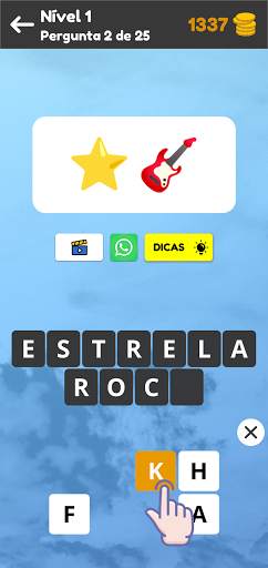 Teste: Jogo de Emoji, Adivinhe o quebra-cabeça screenshot 2