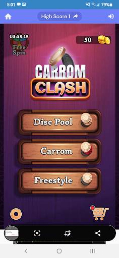Carrom Clash скриншот 2