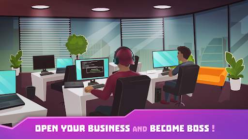 Hacker or Dev Tycoon? Tap Sim screenshot 4