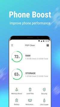Pop Clean - Easy & Fast phone optimize application screenshot 1