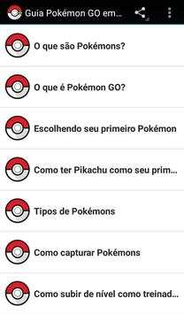Guia Pokémon GO Brasil screenshot 1