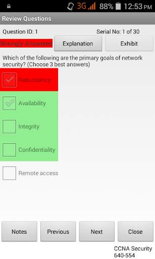 CCNA Security Exam Sim screenshot 7