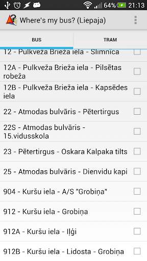 Where's my bus (Liepaja) screenshot 1