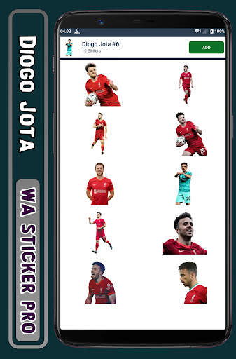 Diogo Jota - WA Sticker Pro screenshot 6