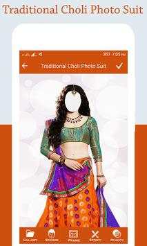 Woman Traditional Choli Photo Suit screenshot 3