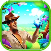 Match 3 Jewels - Legend Free Fall Indiana Games logo