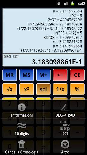 Calcolatrice scientifica 3 screenshot 5