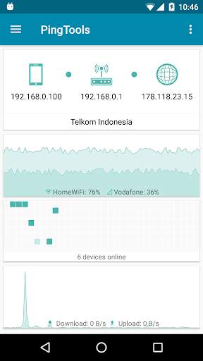 PingTools Network Utilities screenshot 1
