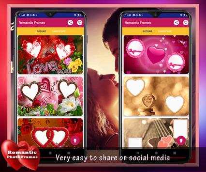 Romantic Photo Frames screenshot 2
