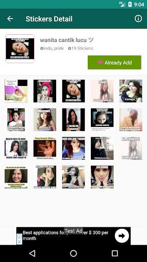 Stiker WA Lucu WaStickersApps screenshot 3