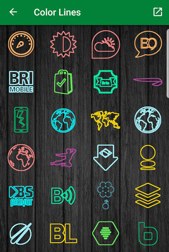 Color Lines - Icon Pack screenshot 9