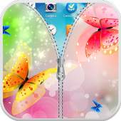Butterfly Zipper Lock Screen 1.0.1