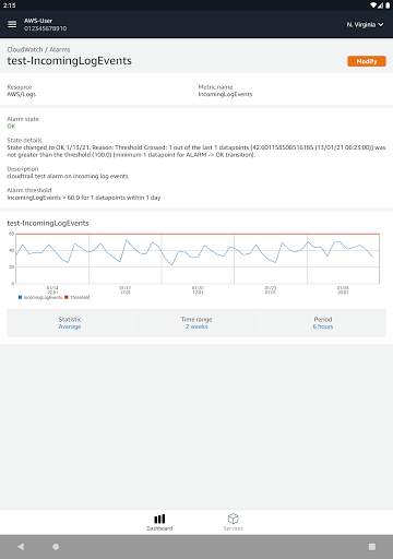 AWS Console screenshot 17