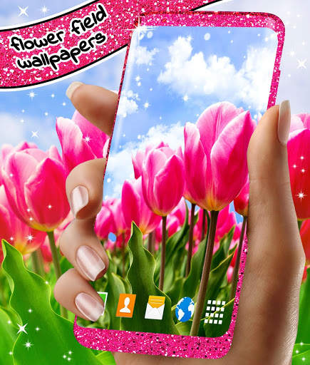 Flowers Live Wallpaper 🌻 Flower Field Wallpapers screenshot 6